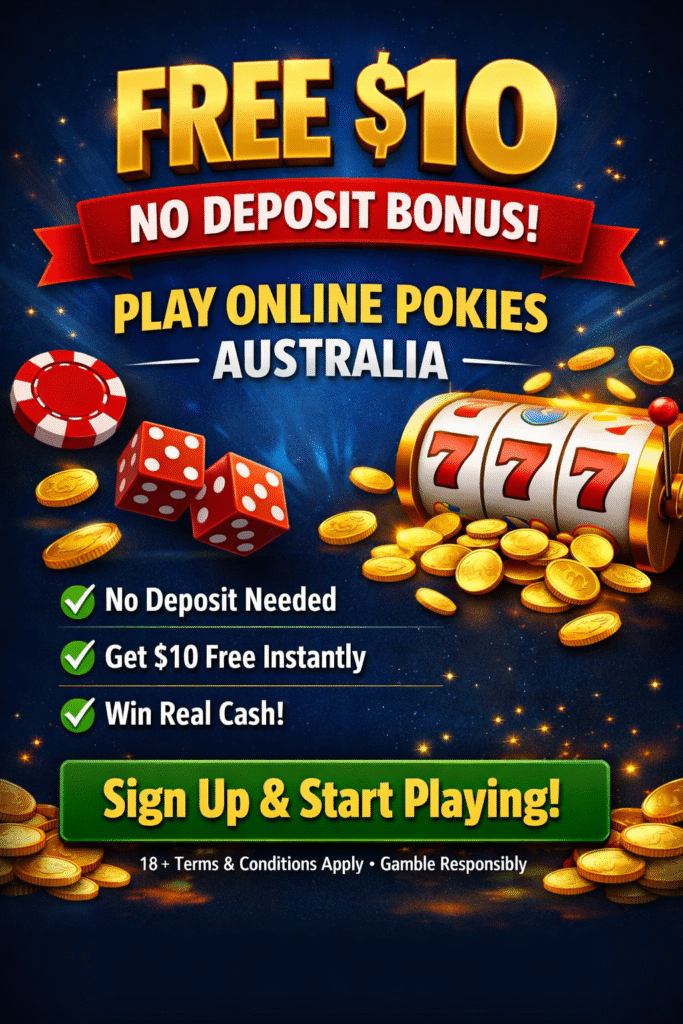 free $10 no deposit bonus australia